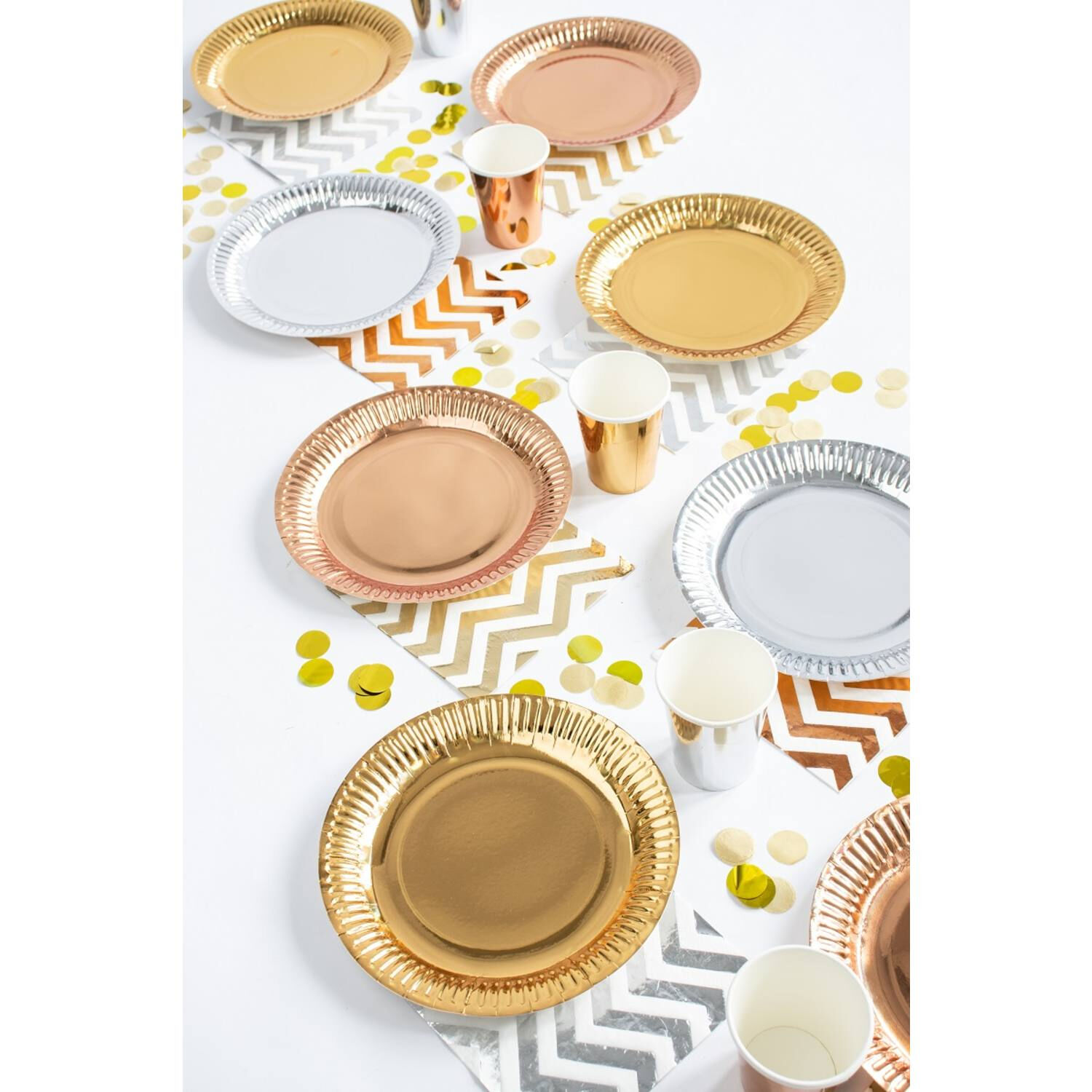 Konfetti Gro�e goldene Punkte, 14g, 2,5cm Bild 2