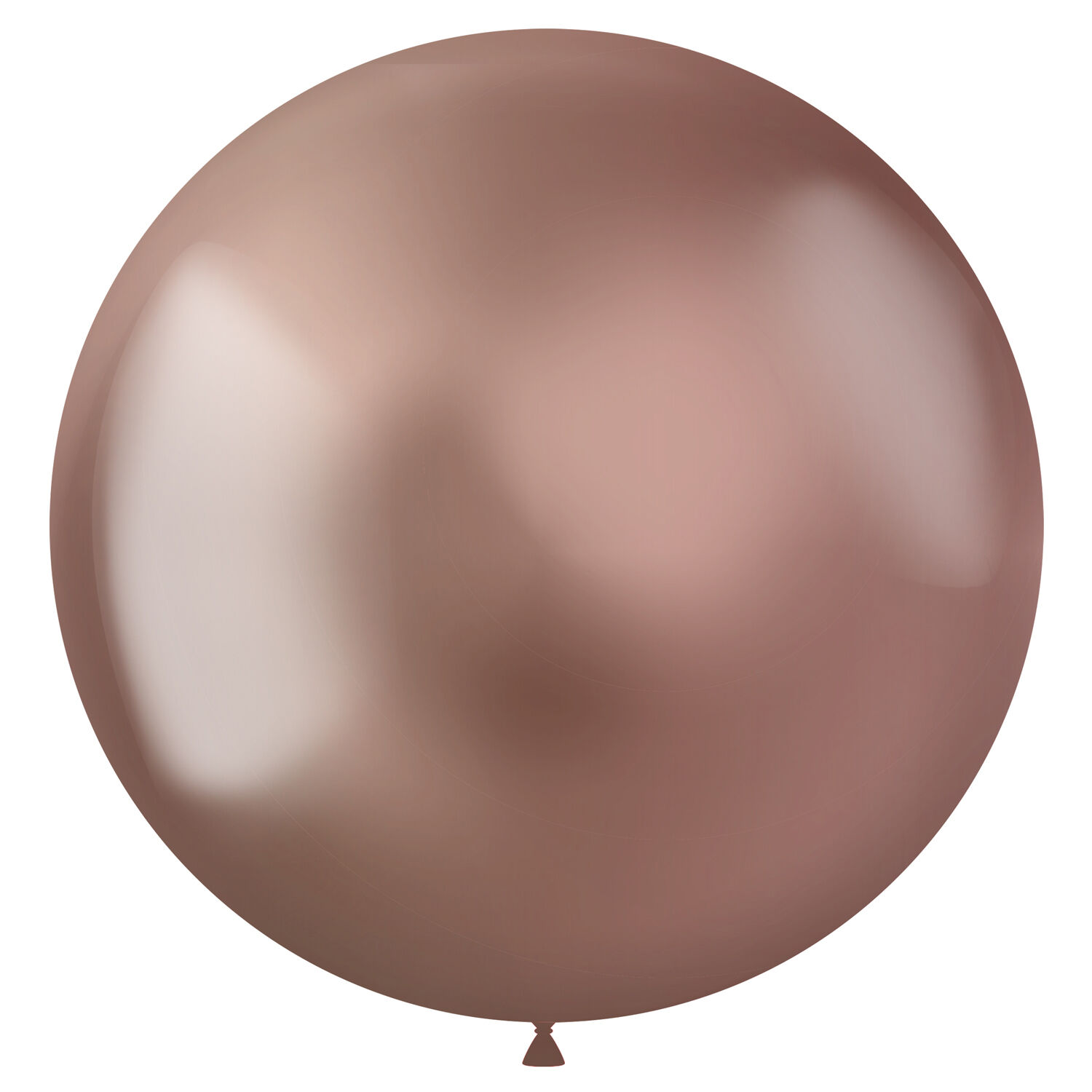 NEU Latex-Luftballon Ultra-Metallic XL, 48cm, rose-gold, Kugelform, 5 Stück