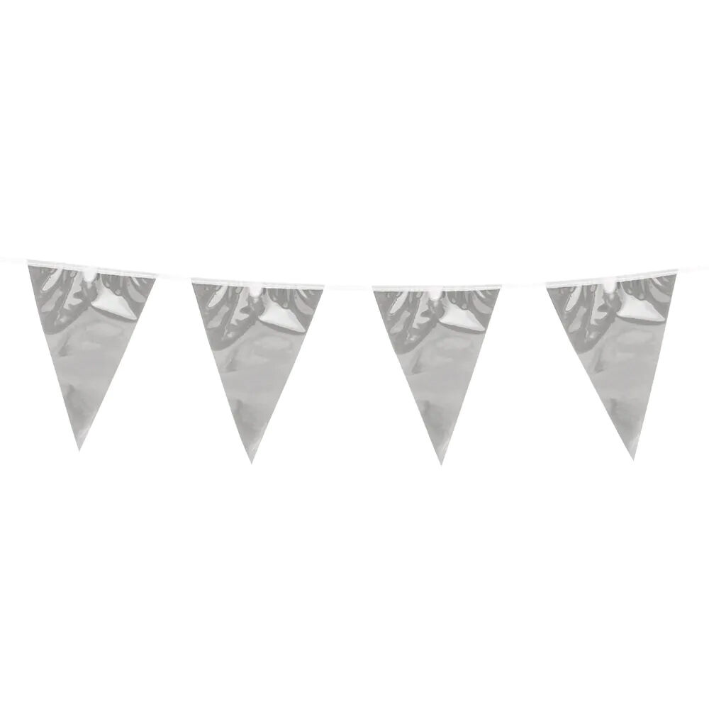 Wimpelkette silber, 10 m
