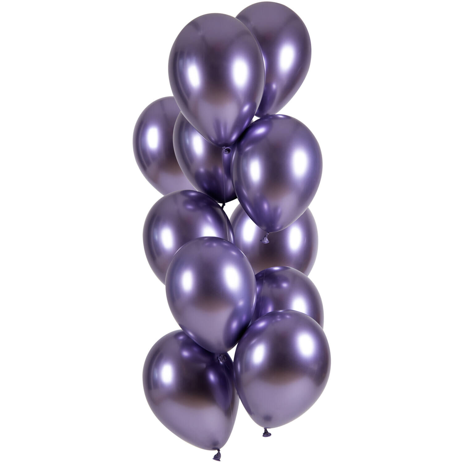 NEU Premium-Latex-Luftballons Ultra Shine Lila, 33cm, 12 Stk.