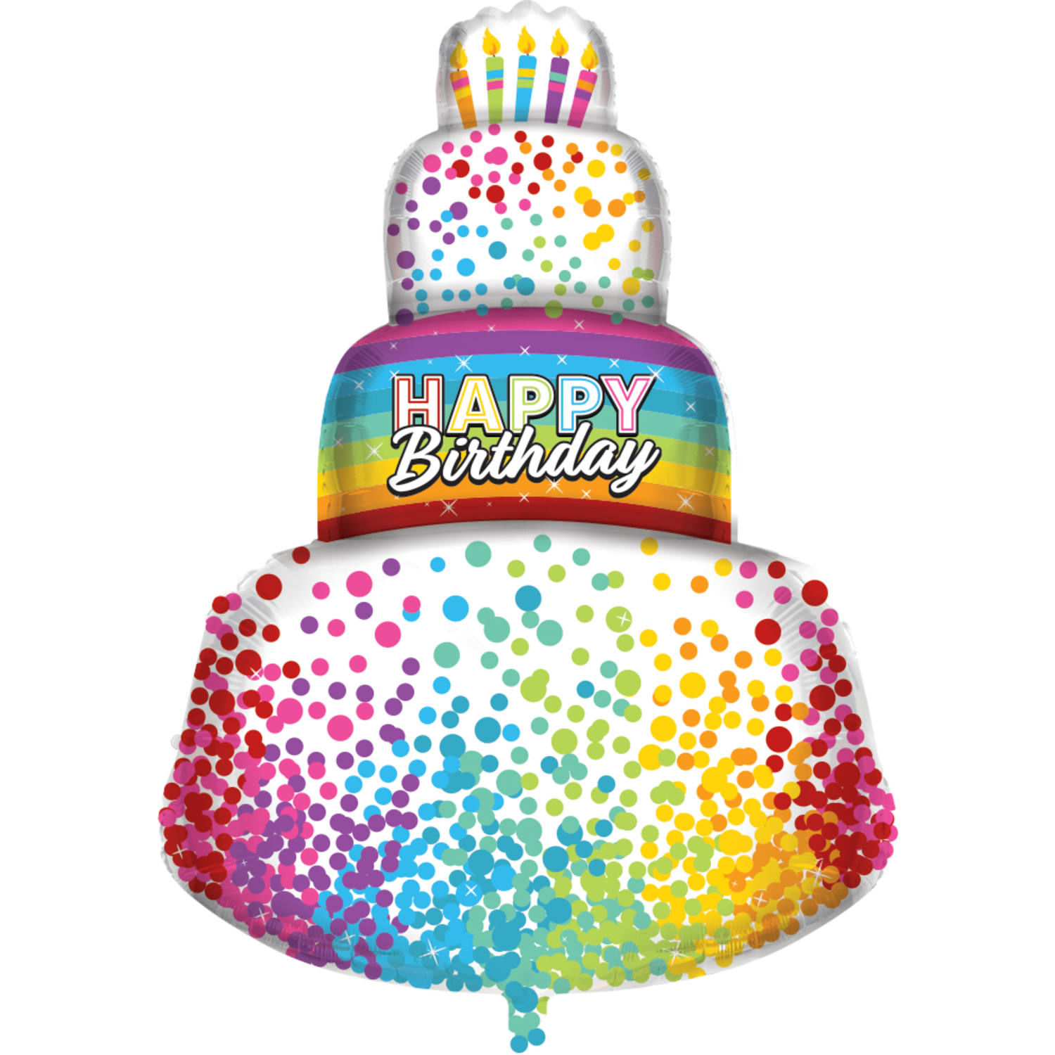 Ballonset Helium & Ballons Happy Birthday, bunte Helium-Ballons zum Geburtstag Bild 5