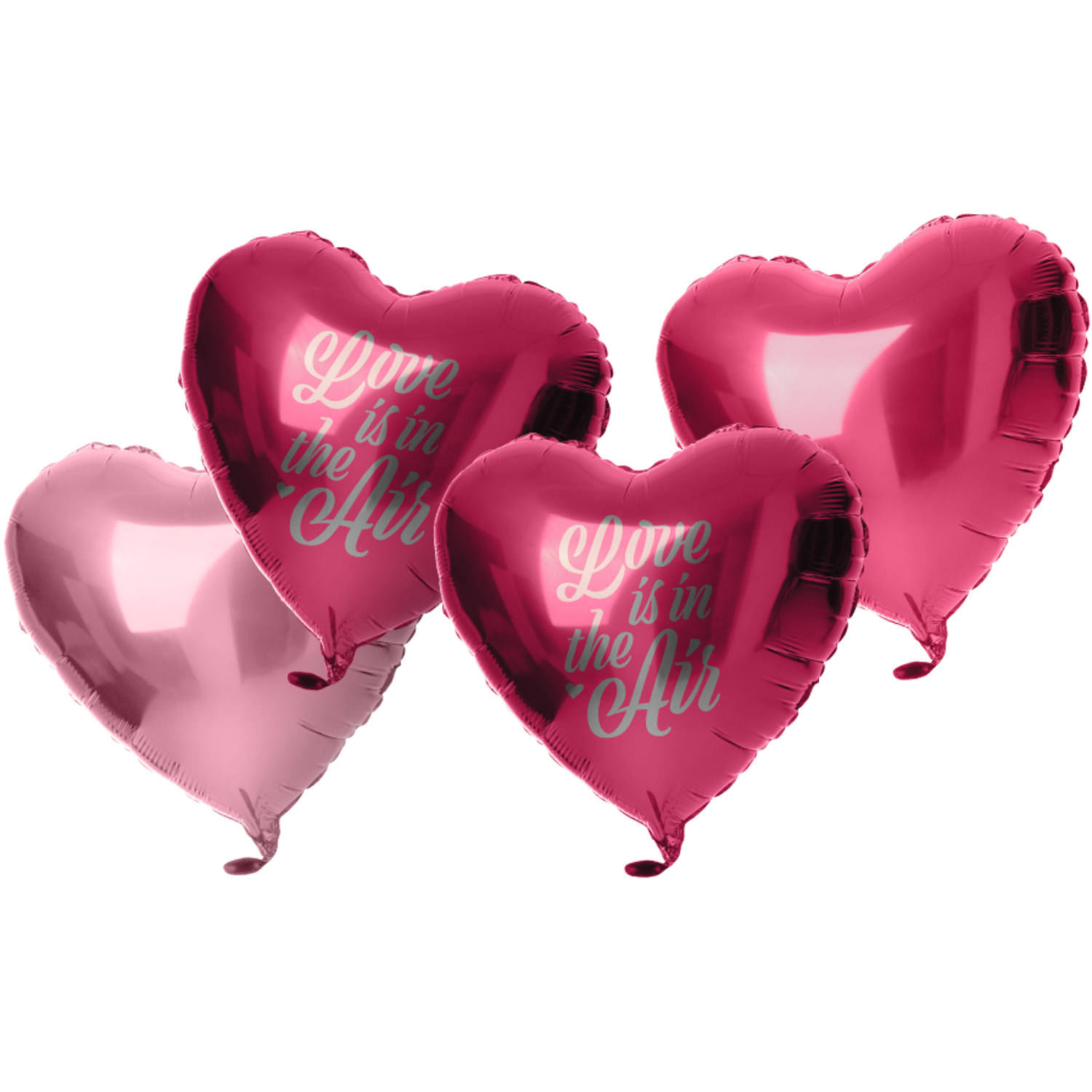NEU Ballonset Helium & Ballons Love, Rosa & Pink Bild 2