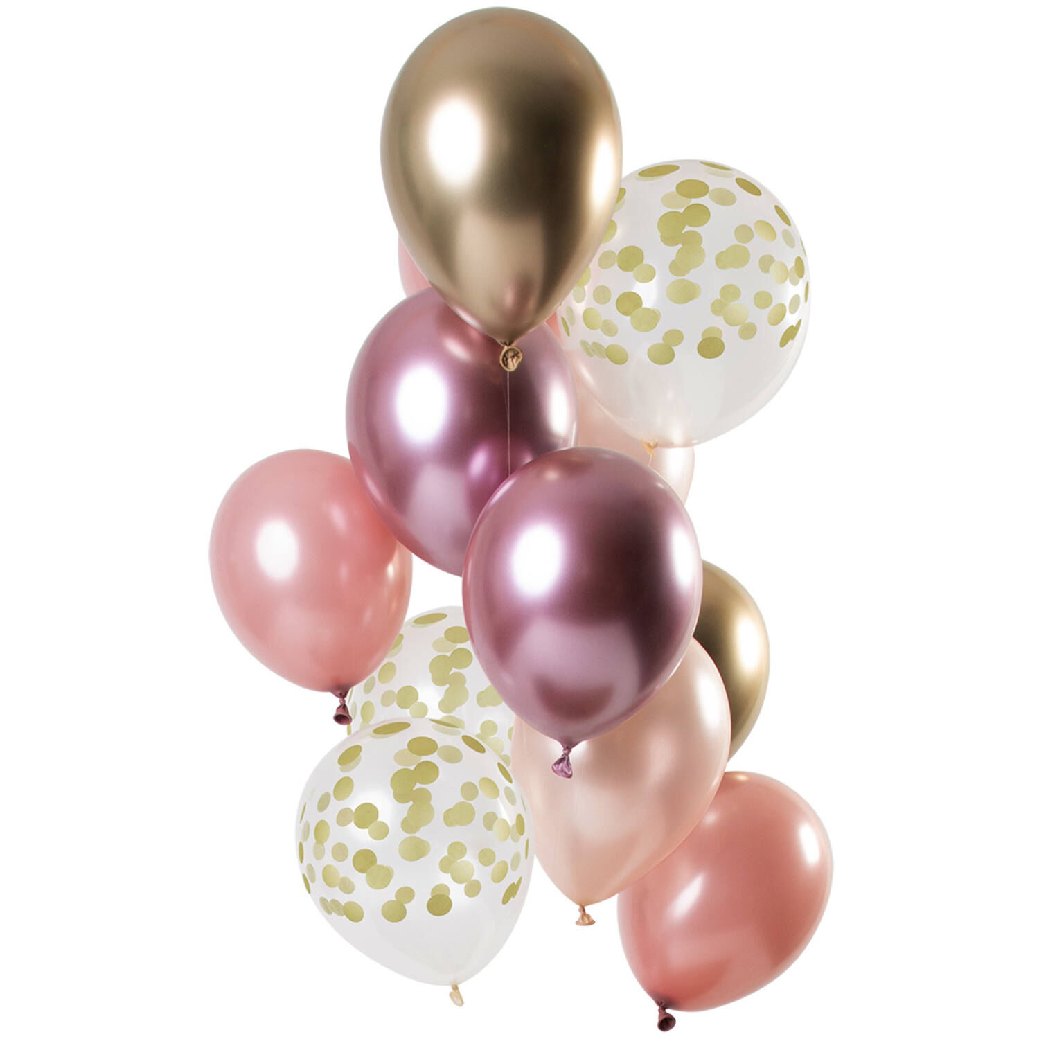 NEU Premium-Latex-Luftballons Golden Blush, 33cm, 12 Stk.