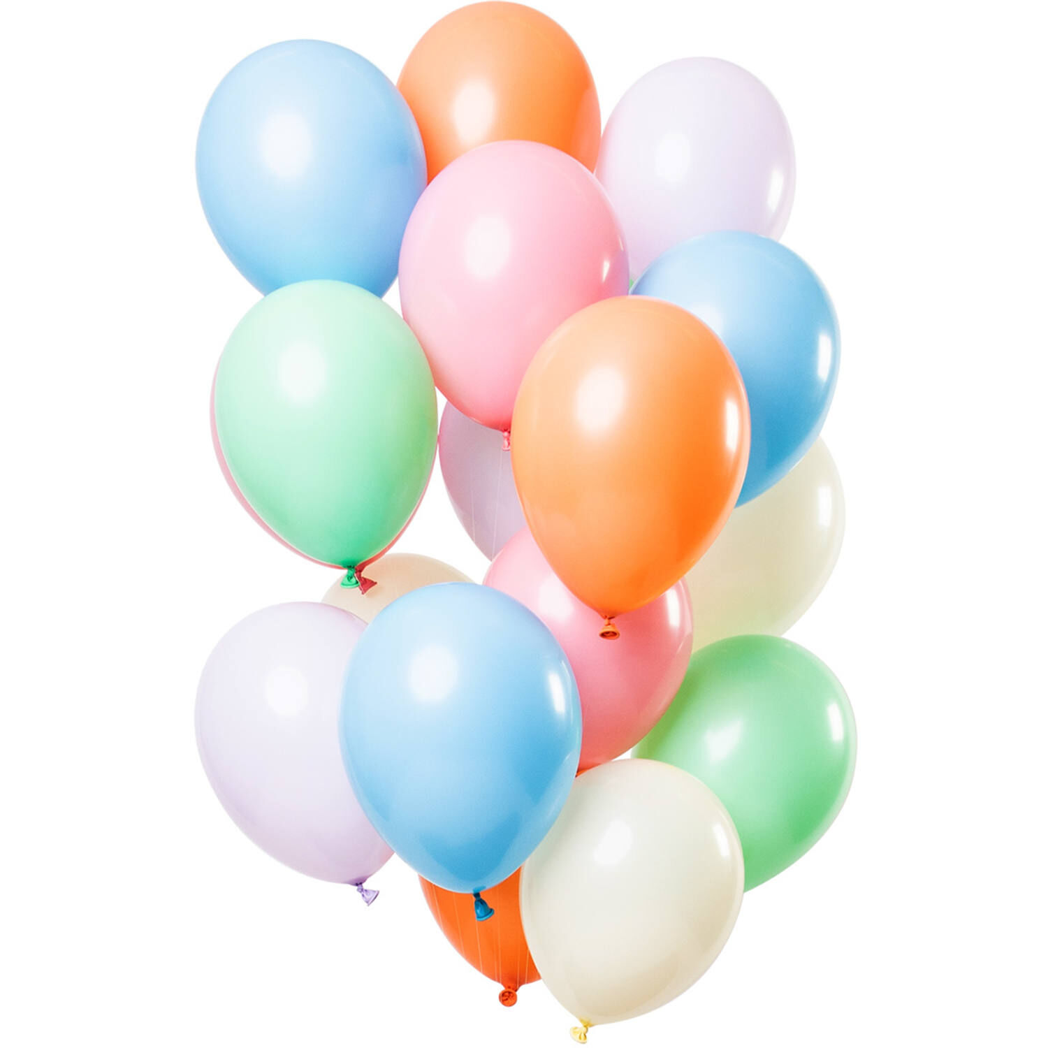 NEU Premium-Latex-Luftballons Multicolor Pastel, 33cm, 12 Stk.