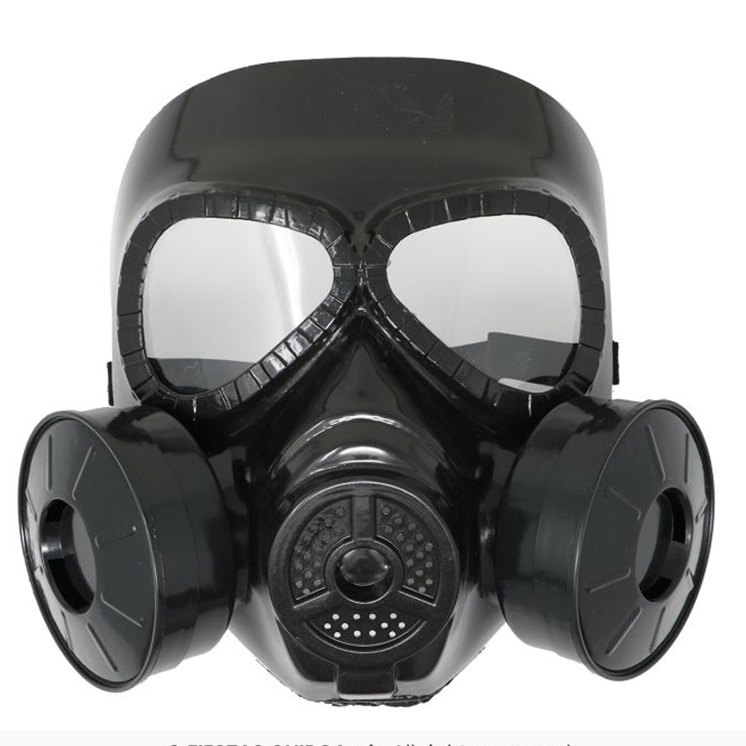 NEU PVC-Gasmaske, schwarz, grenverstellbar