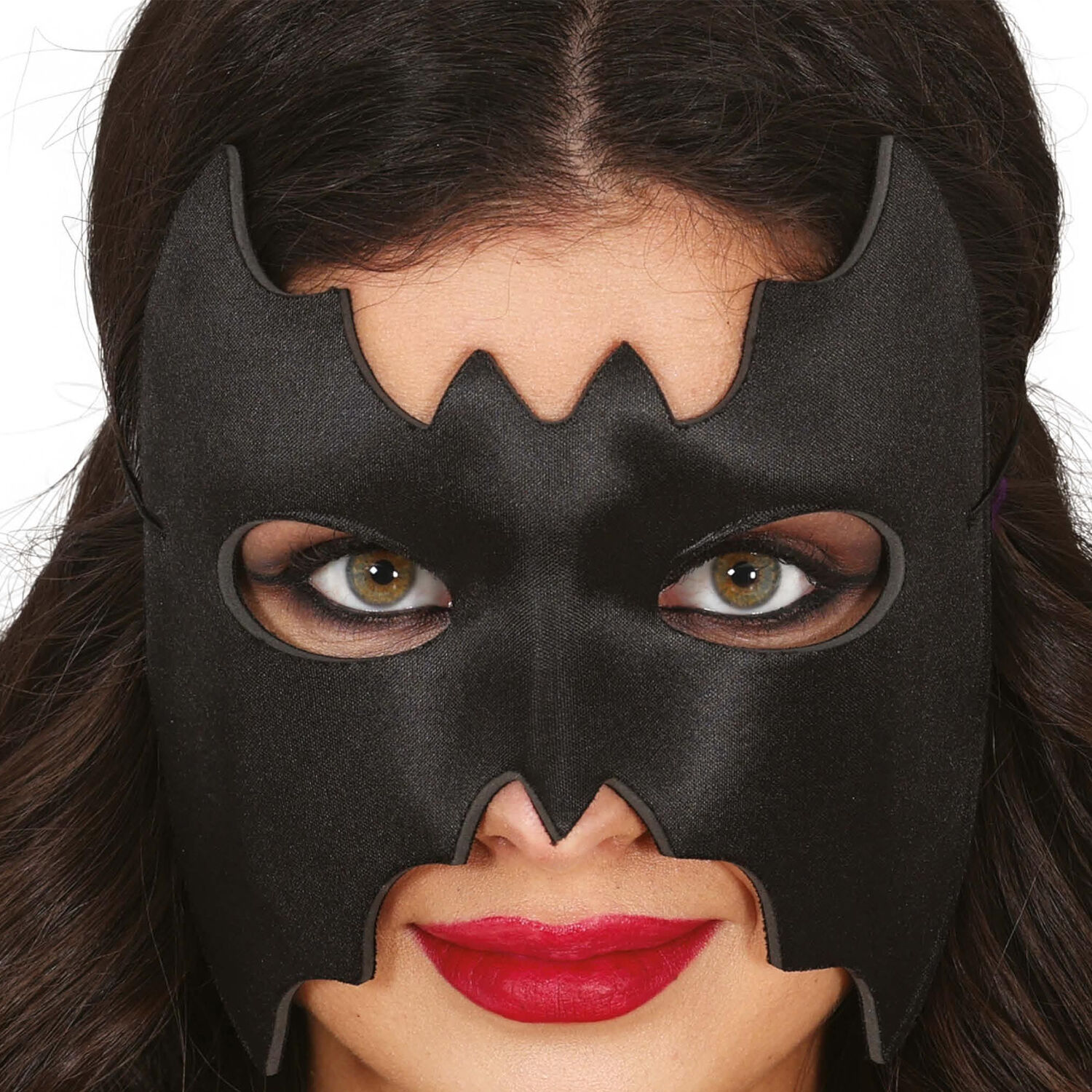 NEU Maske Fledermaus aus Hartschaum, schwarz