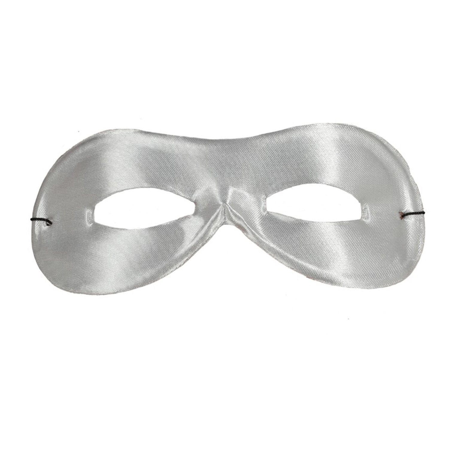 NEU Maske Bandit / Superheld, Augenmaske mit Gummizug, Silber