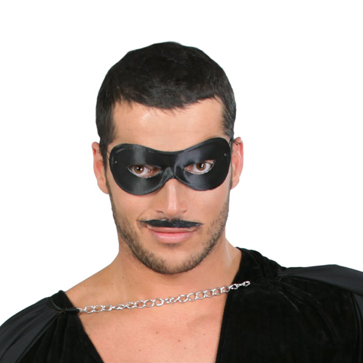 NEU Maske Bandit / Superheld, Augenmaske mit Gummizug, weiß Bild 2