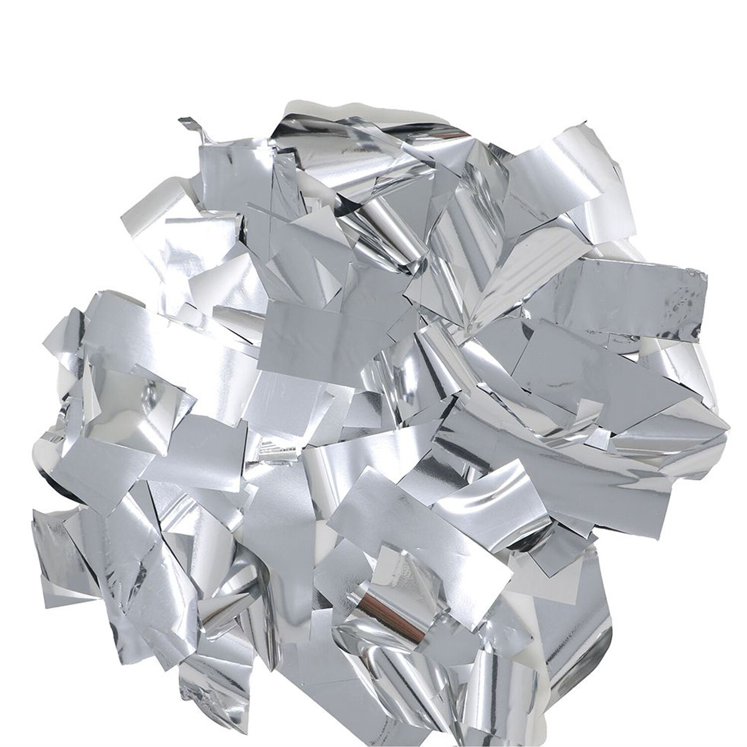 NEU Konfitti-Kanone Metallic-Streifen, 10cm, silber, 3 Stck Bild 2