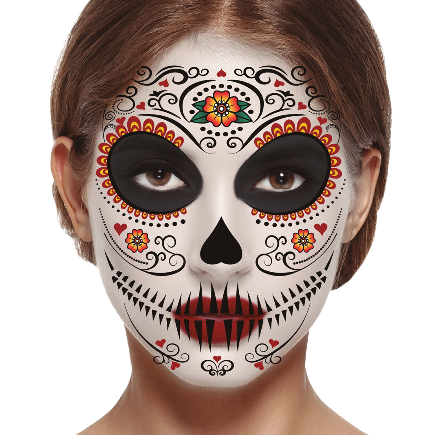 NEU Temporres Tattoo Halloween Day of the Dead, 30x14cm