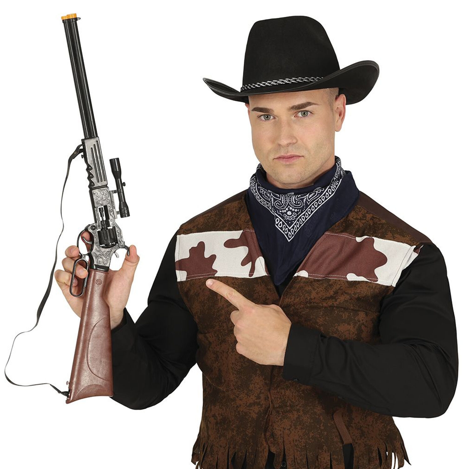 NEU Schrotflinte aus Kunststoff, Western-Gewehr fr Kinder und Erwachsene Bild 2