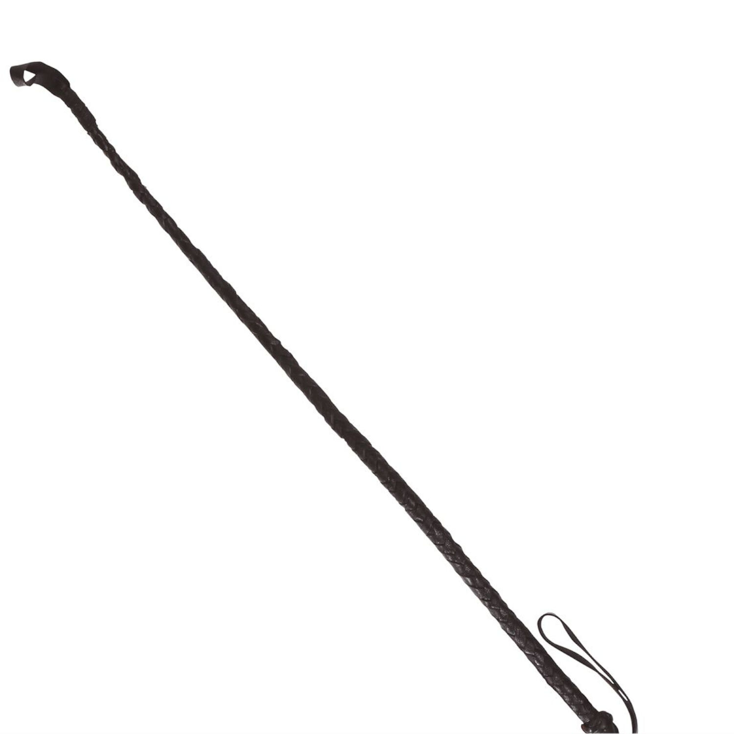 Gerte / Peitsche aus Kunstleder, schwarz, 60 cm Bild 2