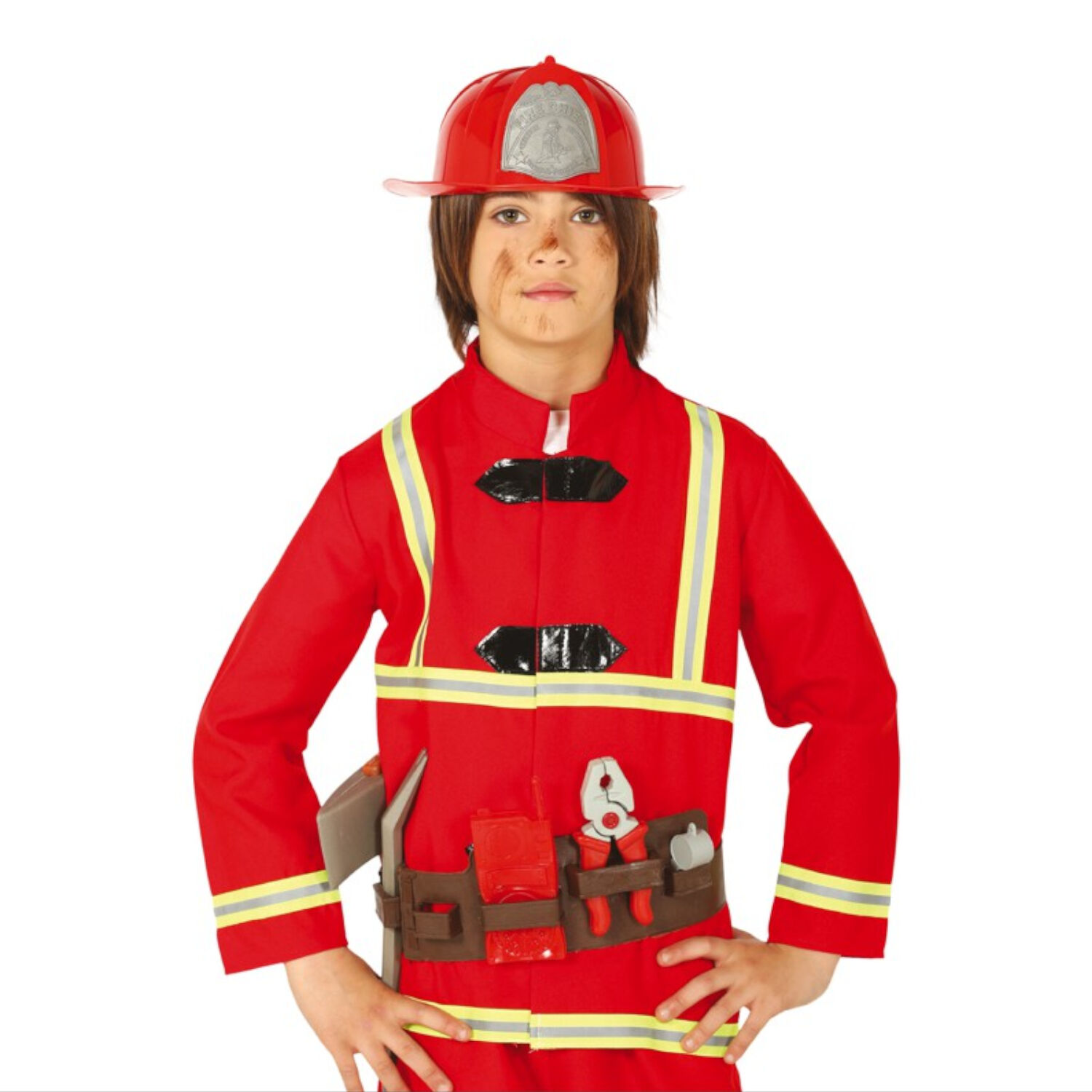 NEU Feuerwehr-Grtel fr Kinder mit viel Werkzeug und Helm, Kunststoff