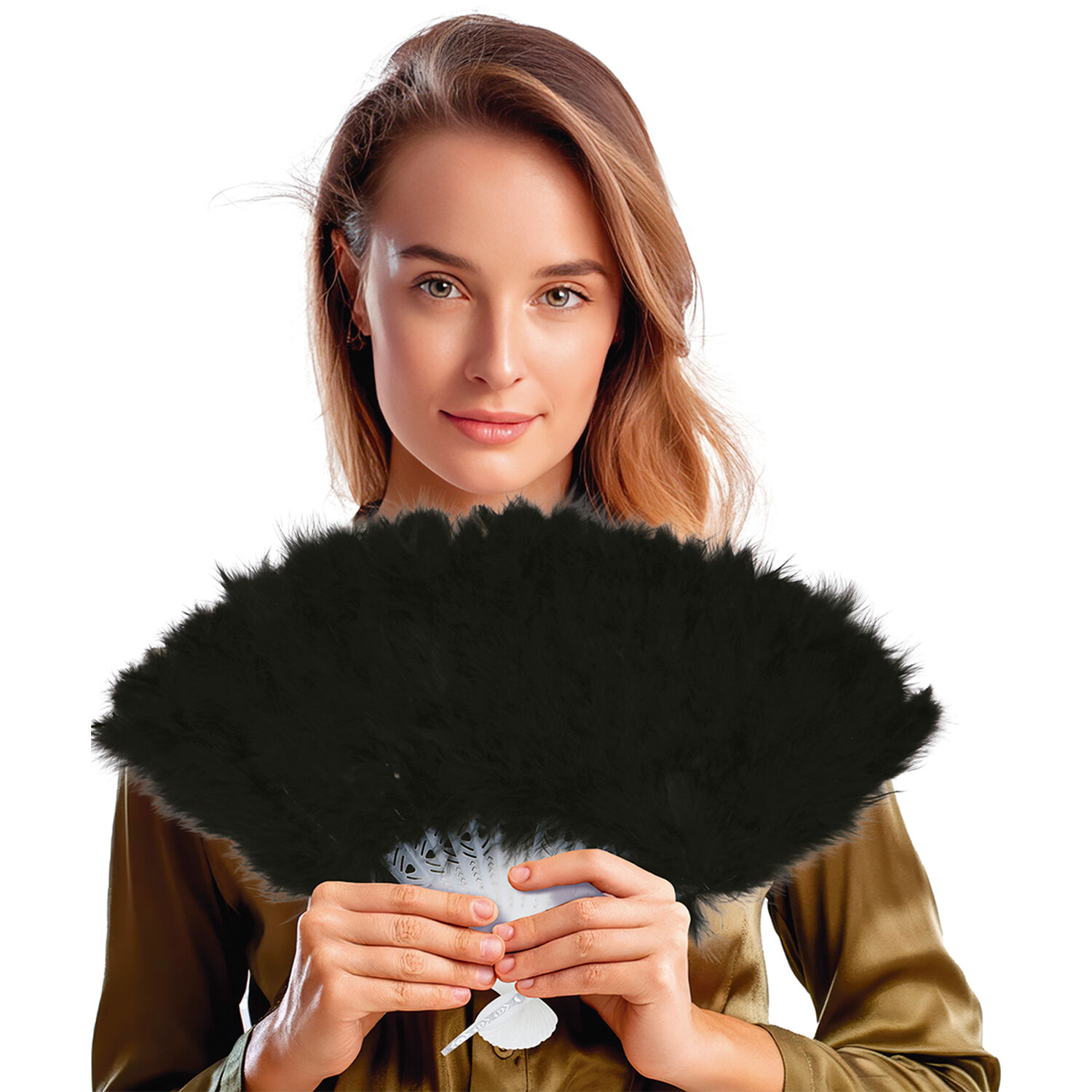 NEU Federfcher, schwarz Bild 2