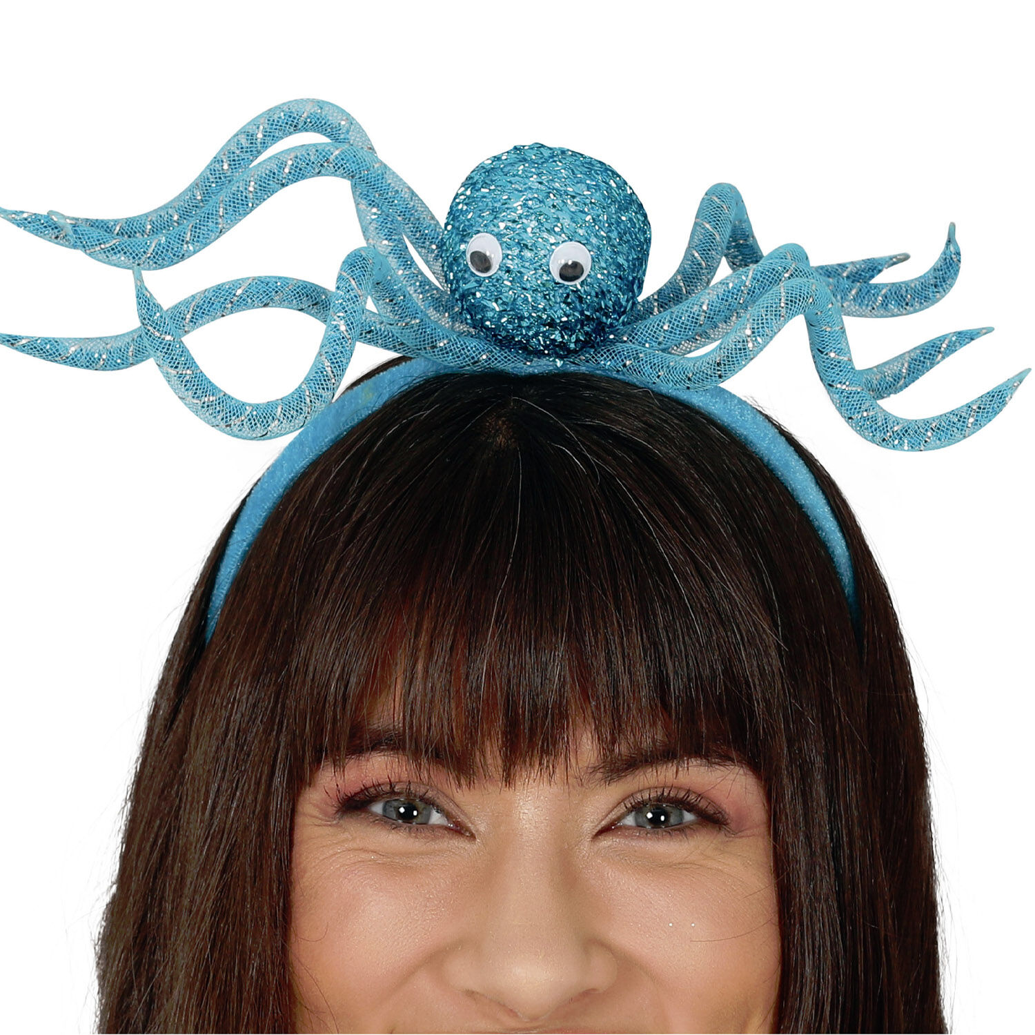 NEU Harreif Glitter-Krake, blau