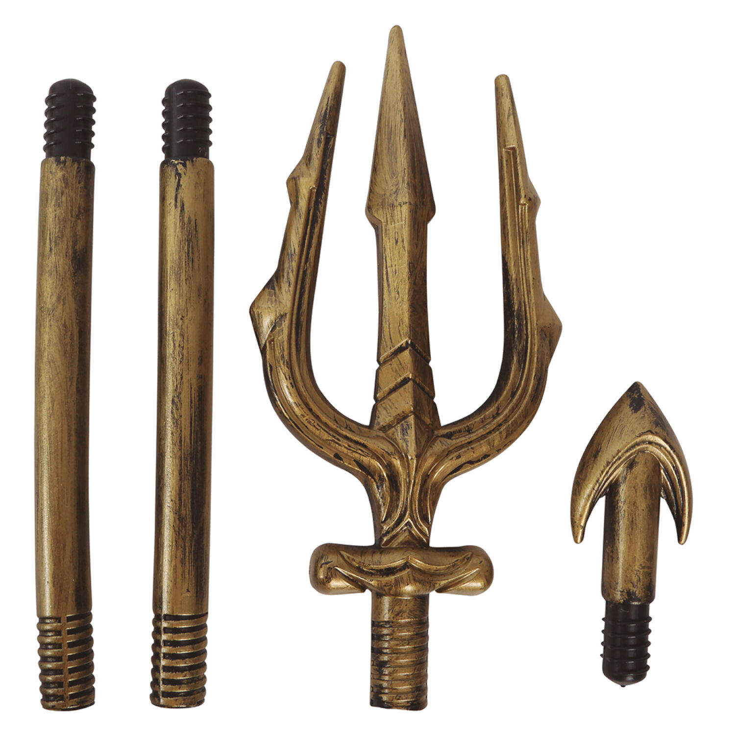 Dreizack Gott der Meere, gold, ca. 94cm Bild 2