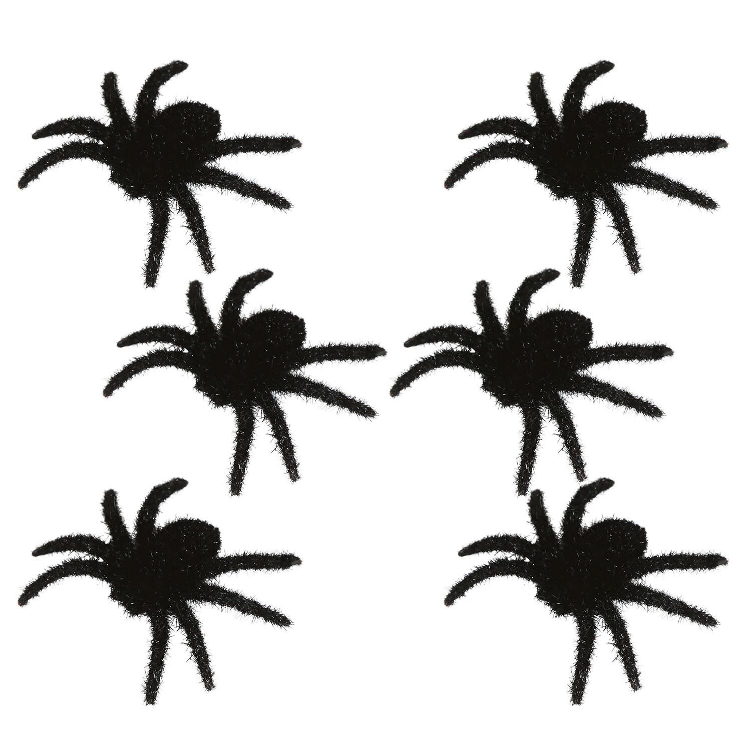 NEU Deko-Spinnen fr Halloween, ca. 6cm, 6 Stck