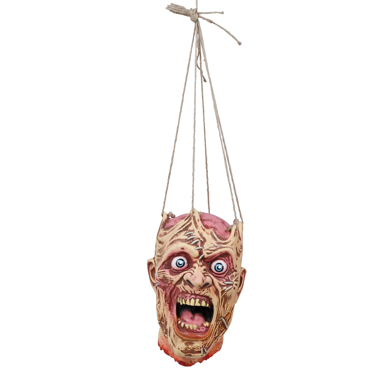 NEU Halloween-Deko hngender Gruselkopf aus Latex