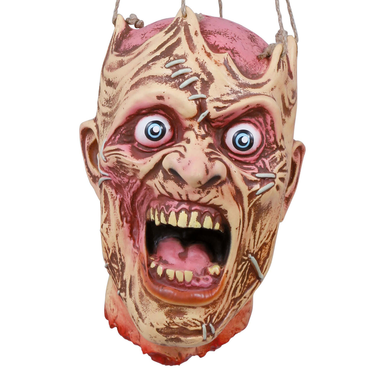 NEU Halloween-Deko hngender Gruselkopf aus Latex Bild 2