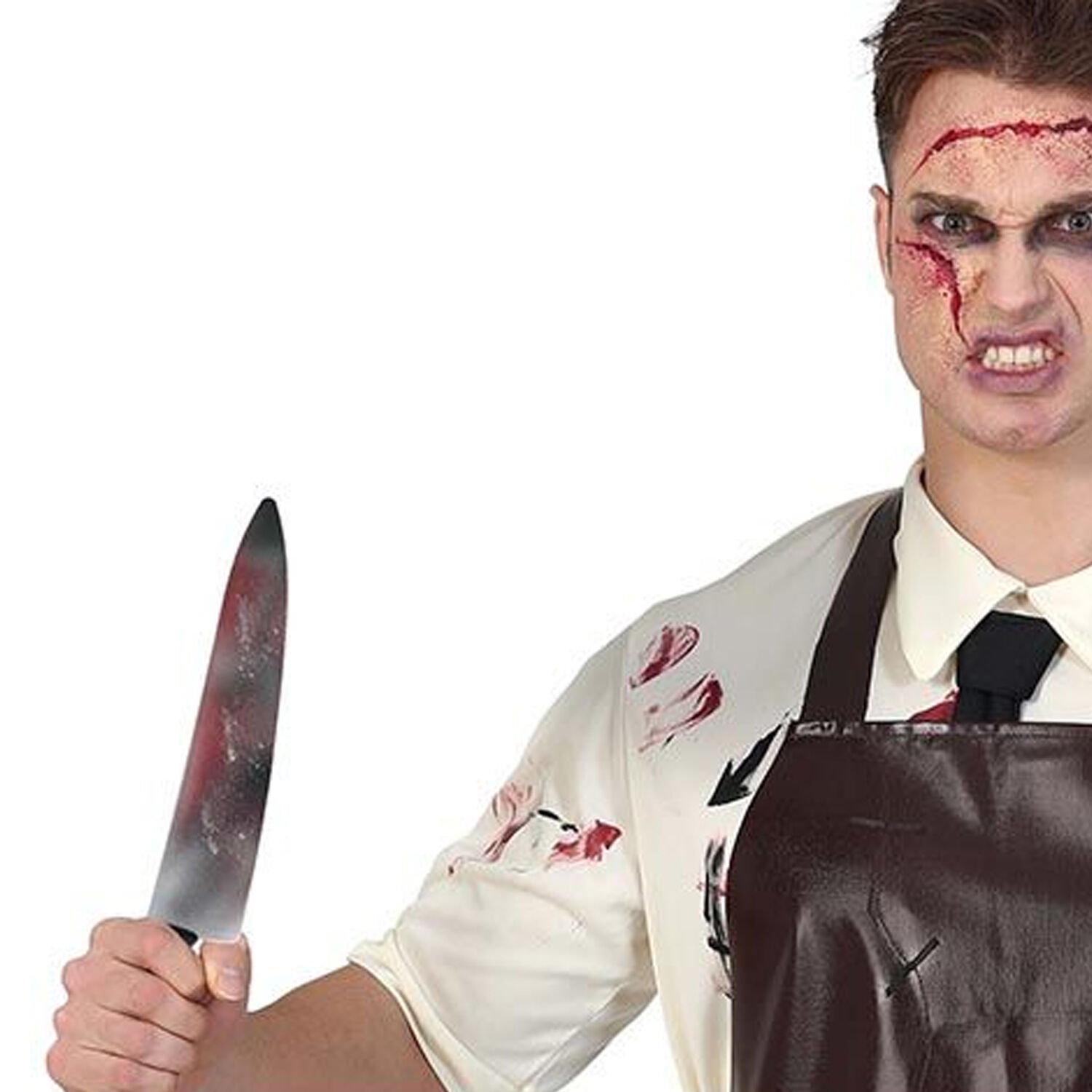 NEU Halloween-Atrappe blutiges Messer, 39 cm Bild 2