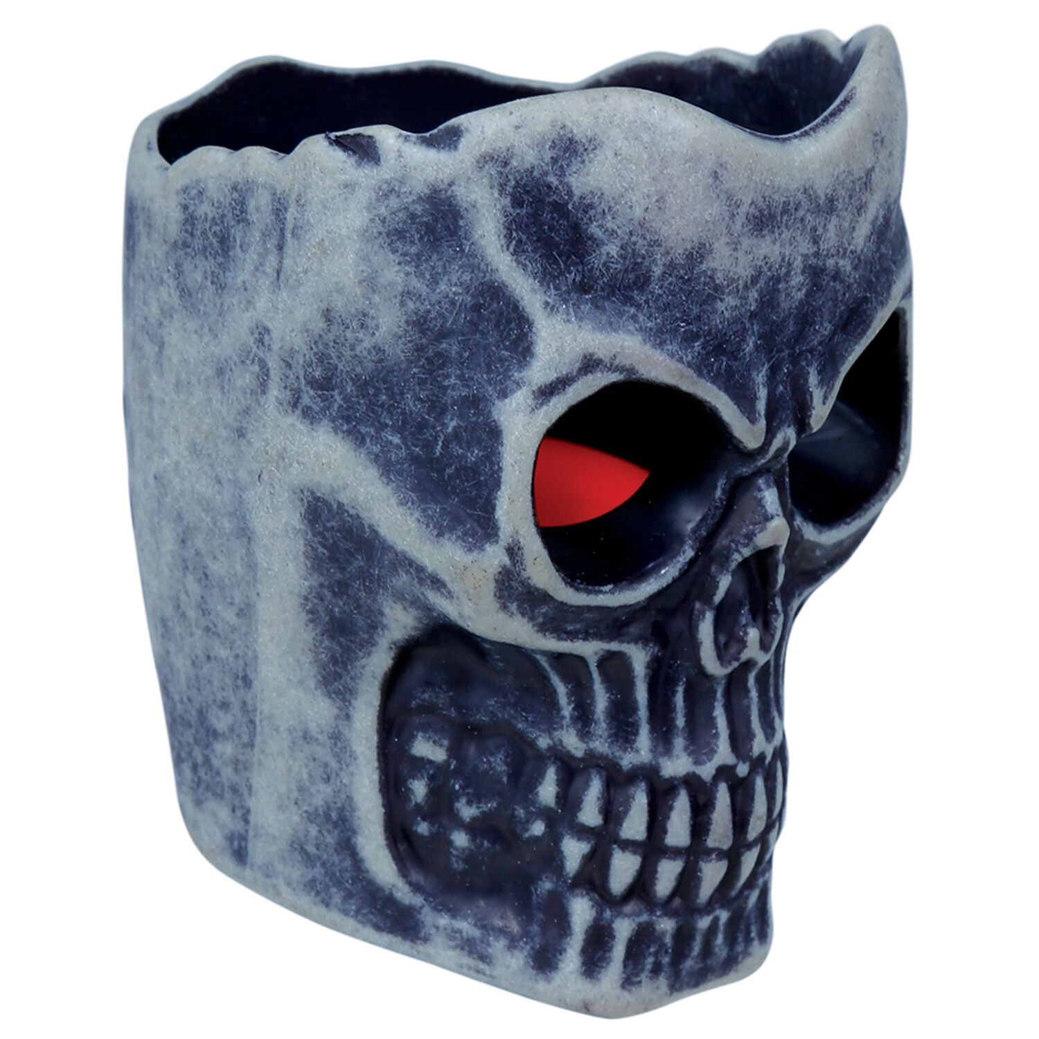 NEU LED-Kerze Totenkopf, 6cm