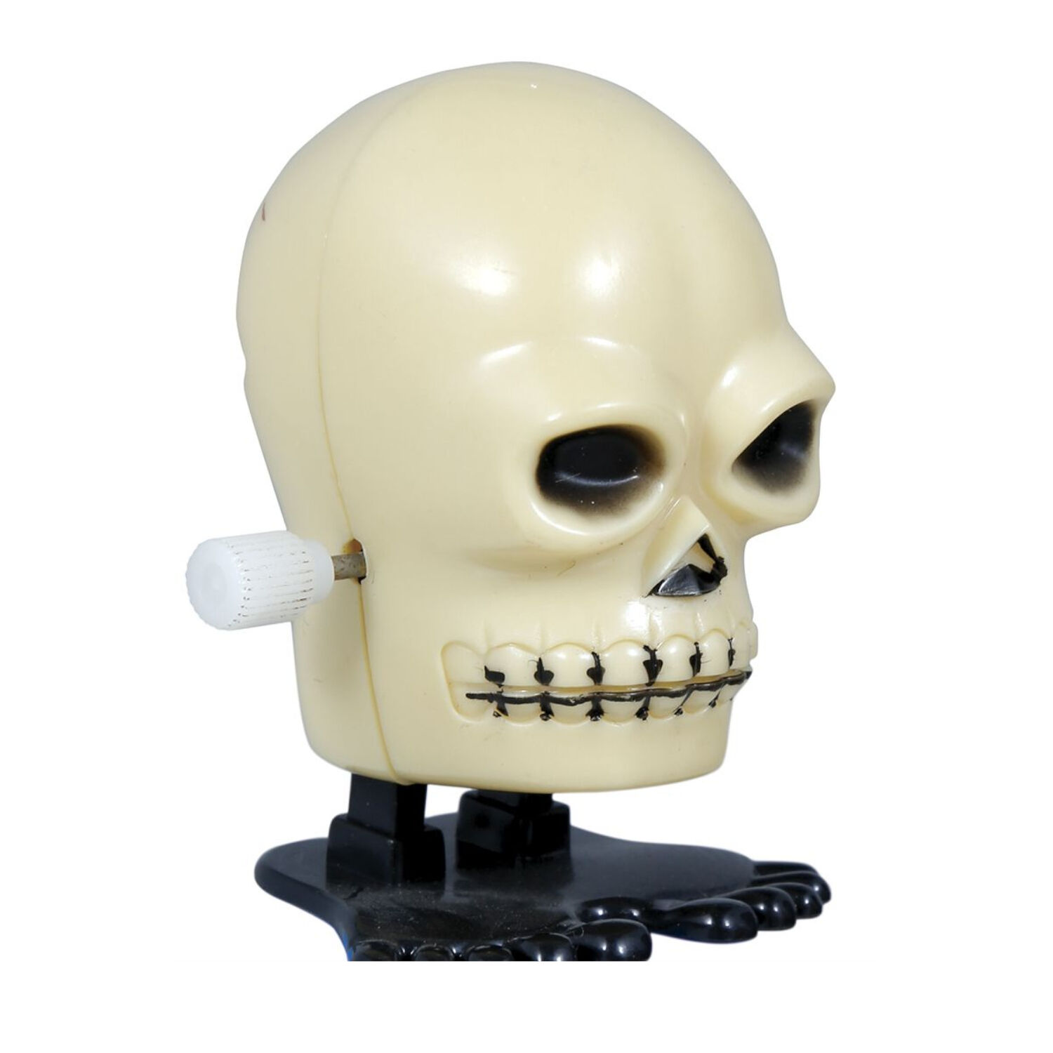 NEU Halloween-Spielzeug Totenkopf zum Aufziehen