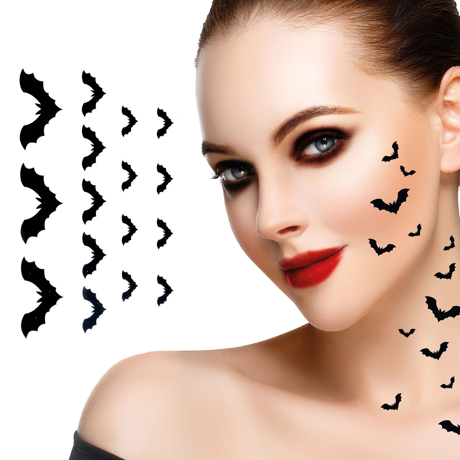 NEU Tempor�res Tattoo Halloween Flederm�use, 16,15x11cm