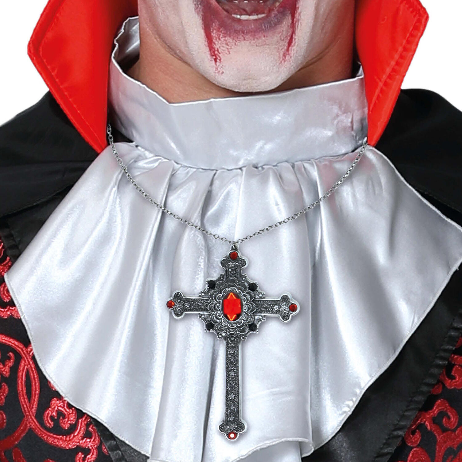 NEU Halskette mit gotischem Kreuz
