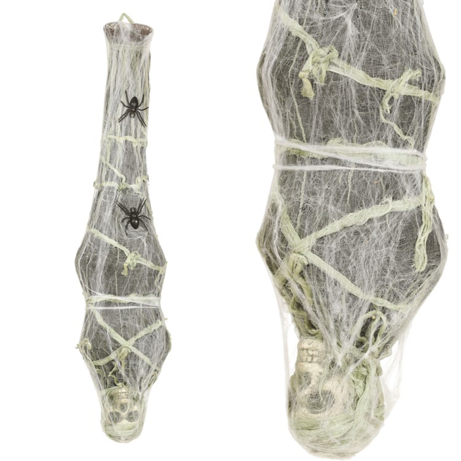 NEU Halloween-Deko-Figur Skelett-Mumie im Spinnennetz, ca. 120cm