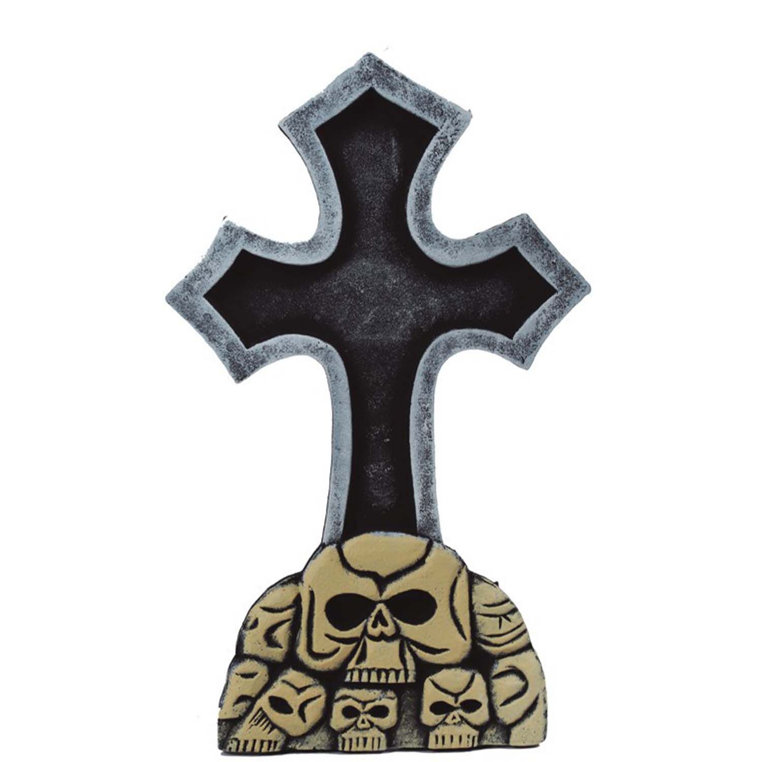 NEU Halloween-Deko Grabstein Kreuz, ca. 60x37cm