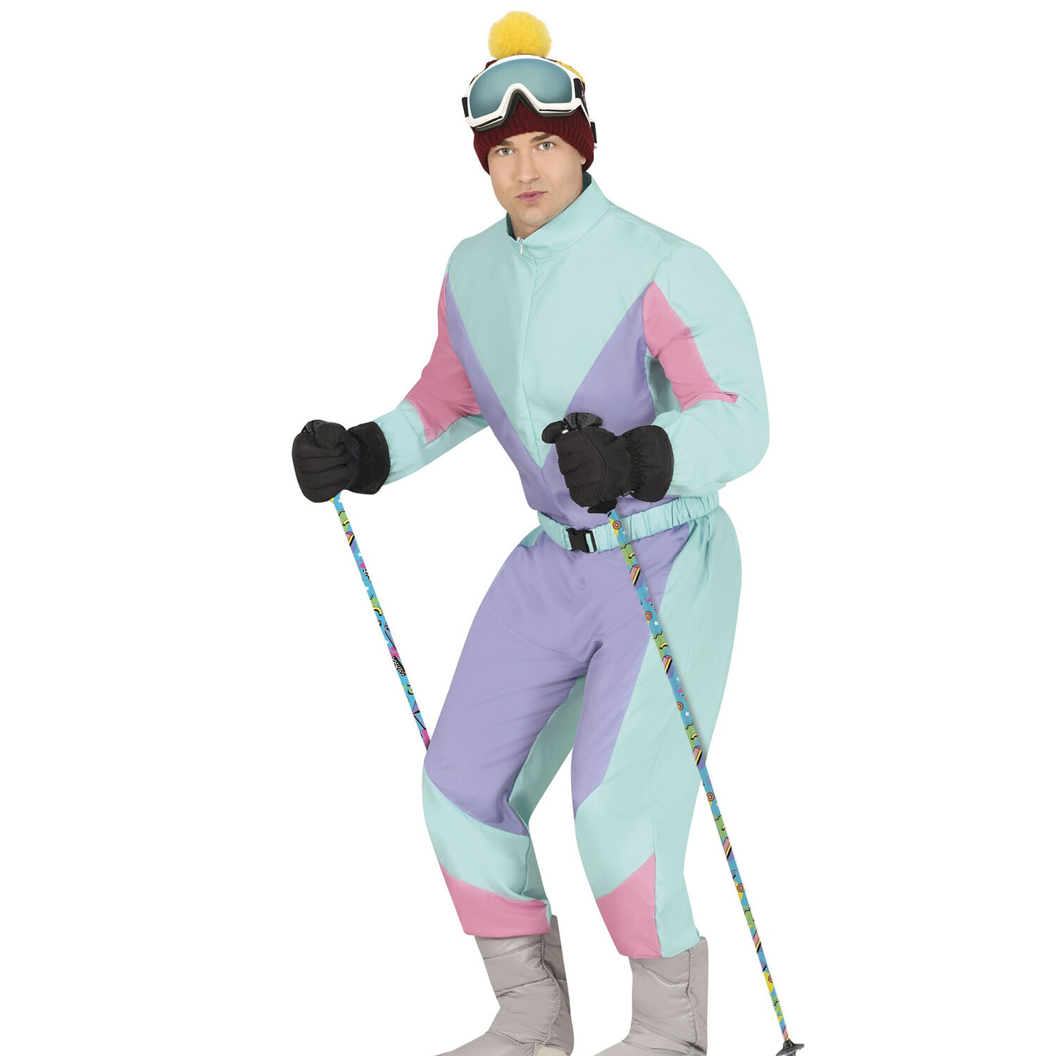 NEU Skistcke 90er Muster, 1 Paar Bild 2