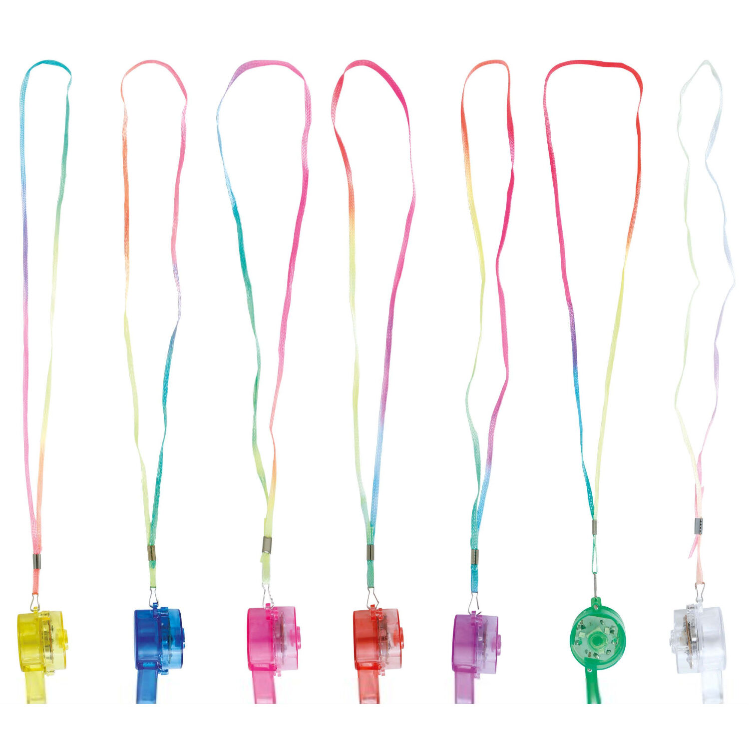 NEU Trillerpfeife mit Licht und Schnur, sortierte Farben, 1 Stck Bild 3