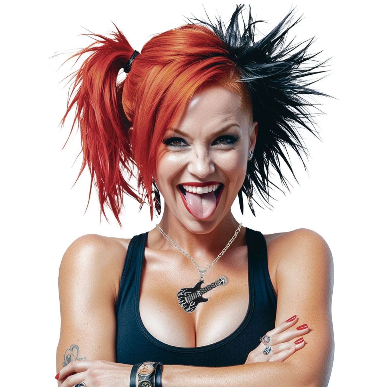 Halskette Rock, E-Gitarre Bild 2