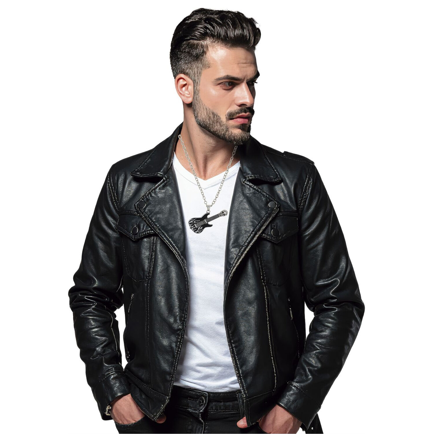 Halskette Rock, E-Gitarre Bild 3