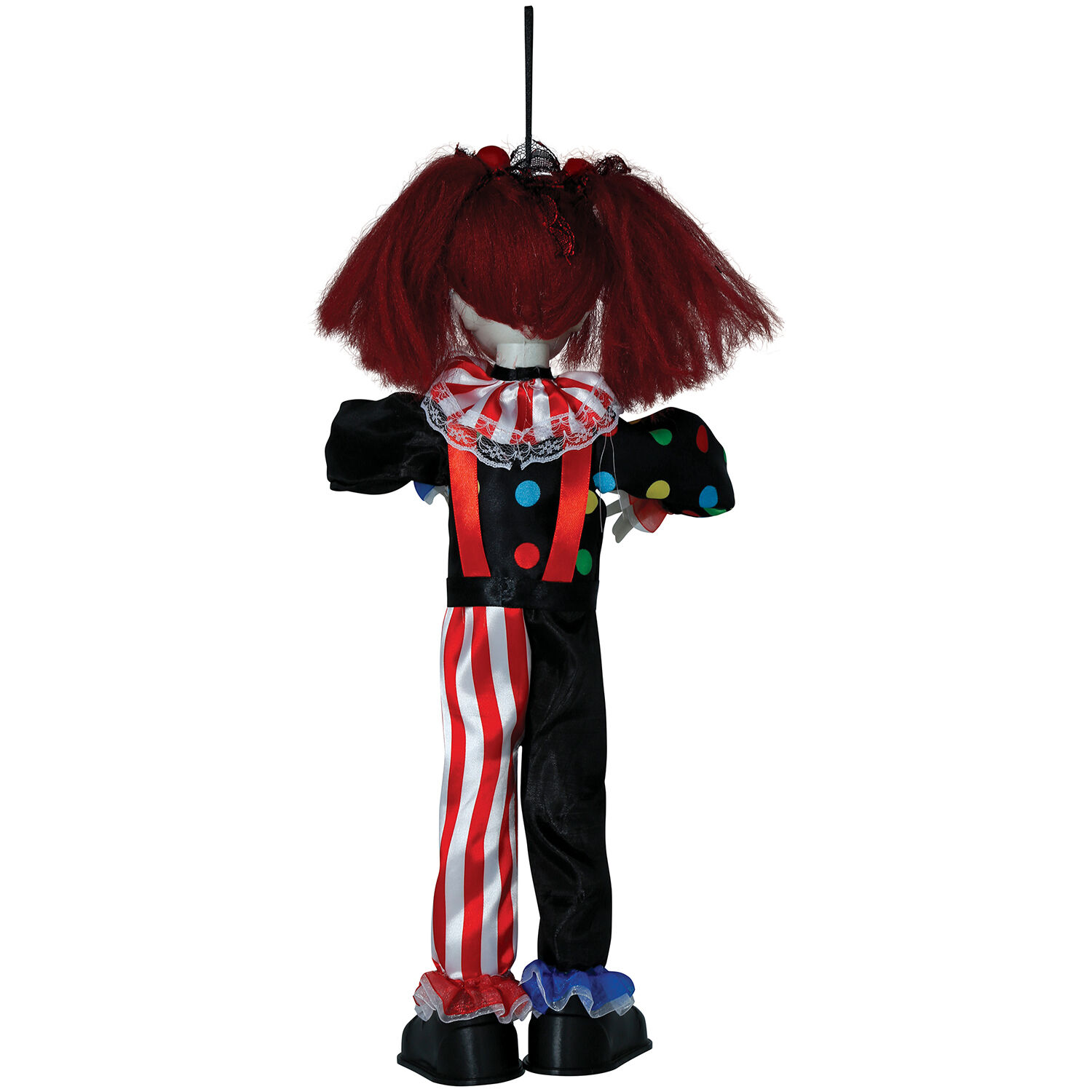 NEU Halloween-Deko-Figur Horrorclown Mdchen, mit Aufhnger, 45cm Bild 3