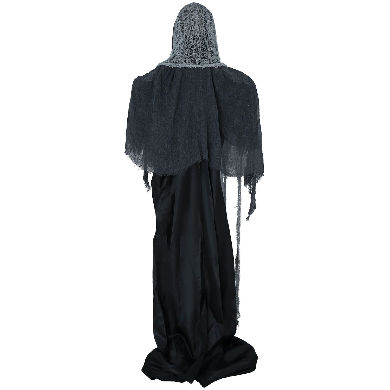 NEU Halloween-Deko Figur Skelett mit Fetzenkutte, mit Licht- und Soundeffekt, 170cm Bild 3