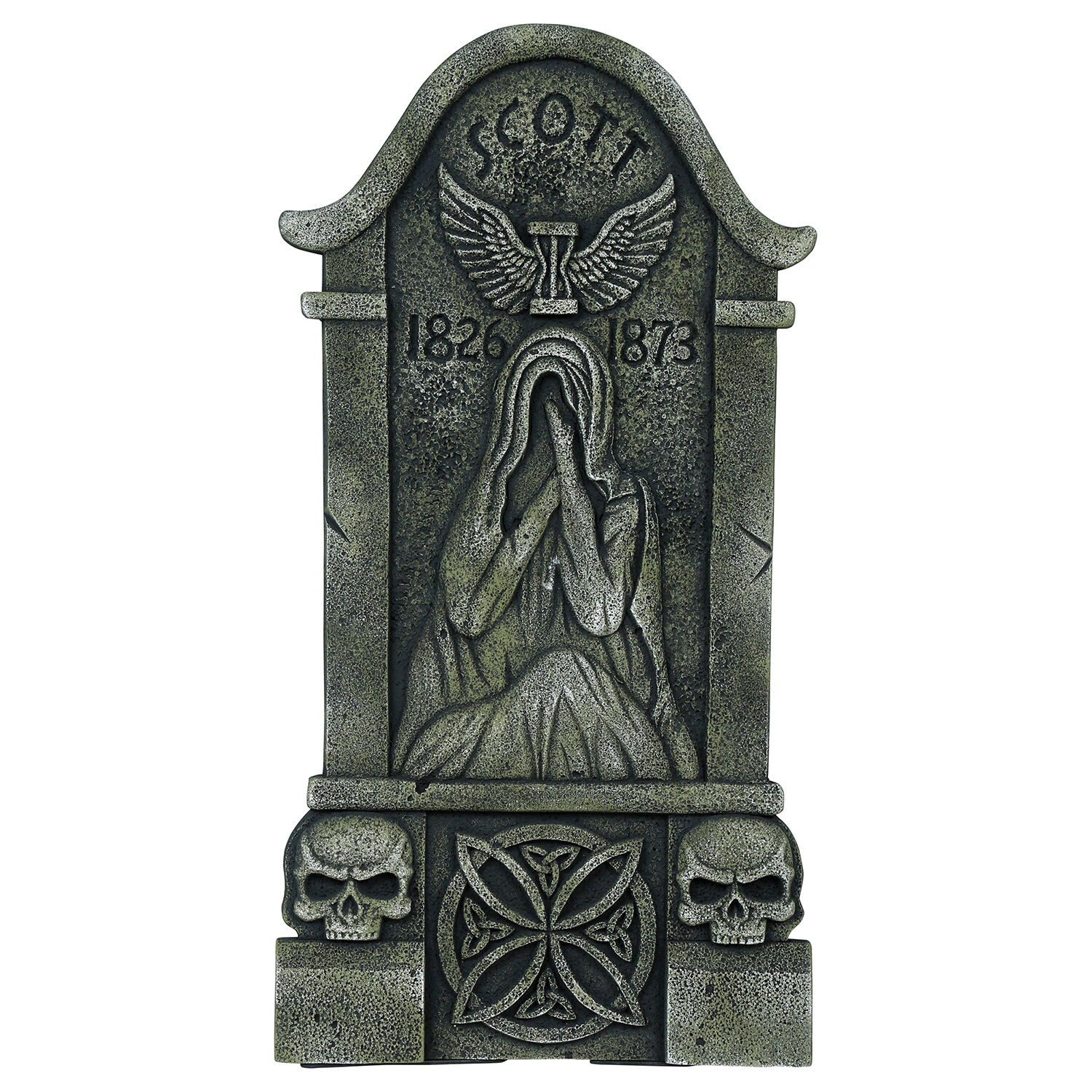 NEU Halloween-Deko Grabstein 90x48cm