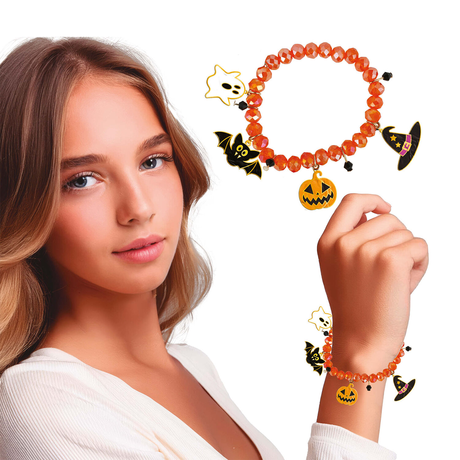 NEU Armband Halloween Talismane, orange