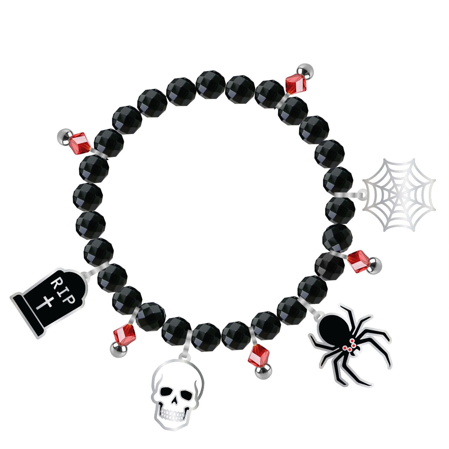 NEU Armband Halloween Talismane, schwarz