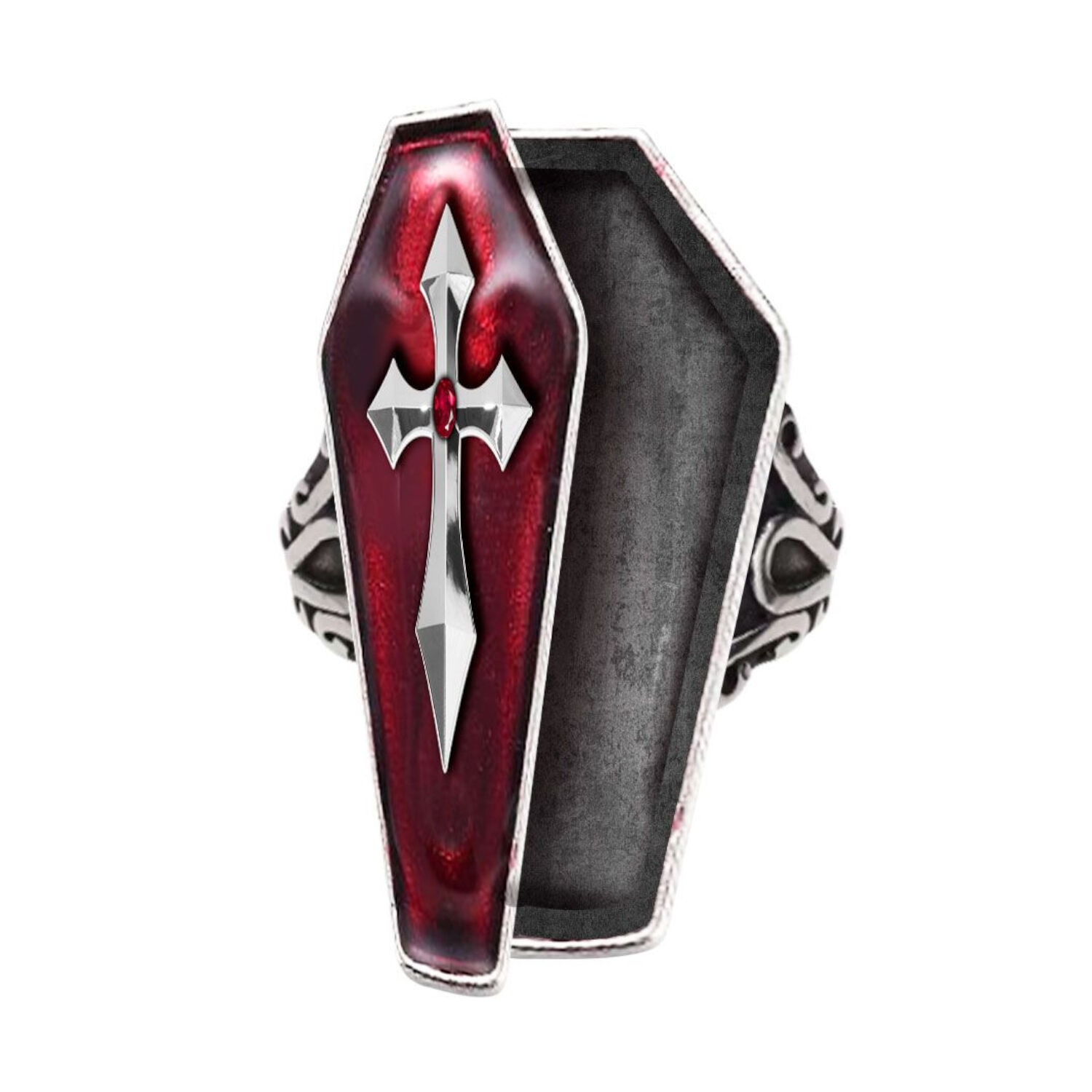 NEU Ring Halloween Sarg Bild 3