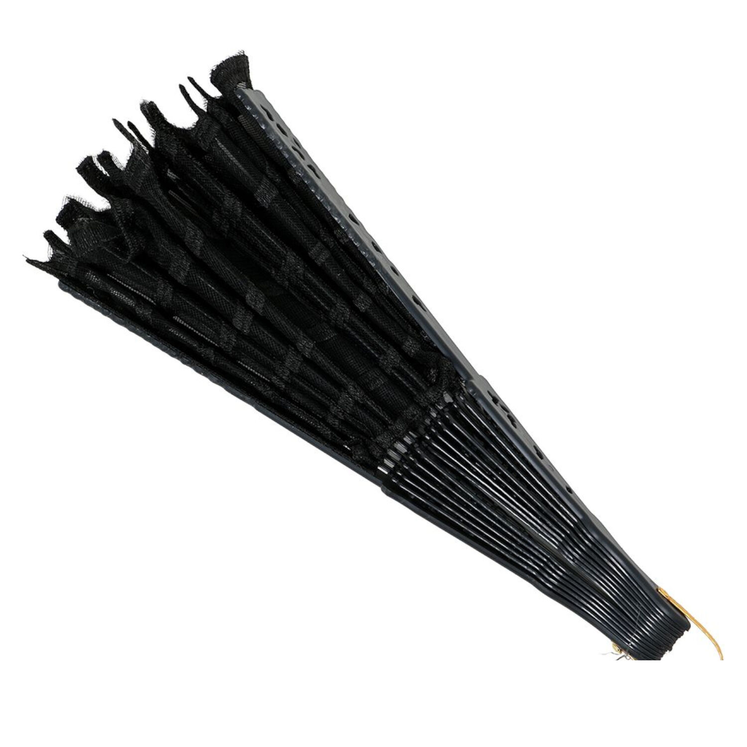 NEU Fcher Spinnweben-Style, schwarz Bild 2