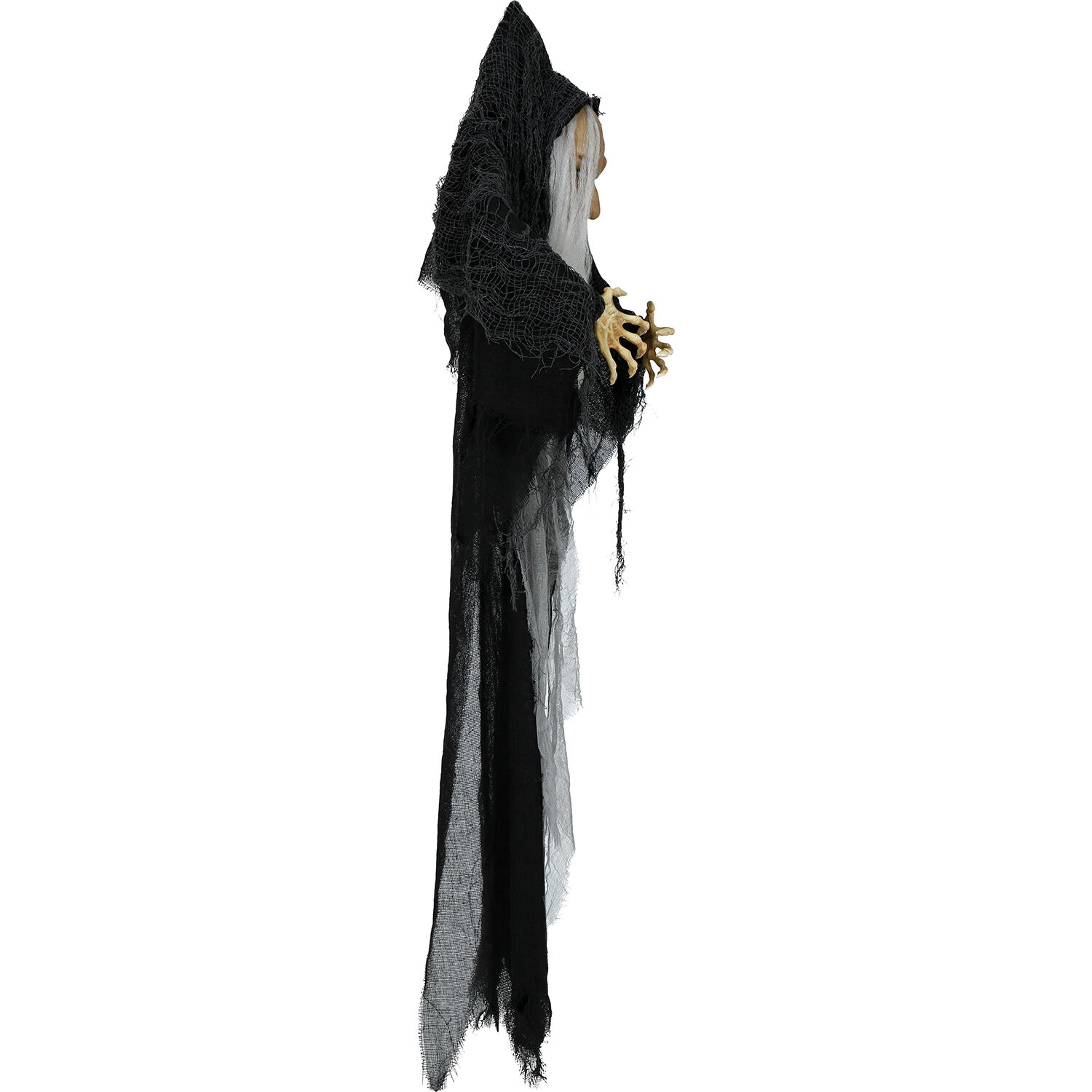 NEU Halloween-Deko Buckel-Hexe mit Licht-, Sound- und Bewegungseffekt, 120cm Bild 2