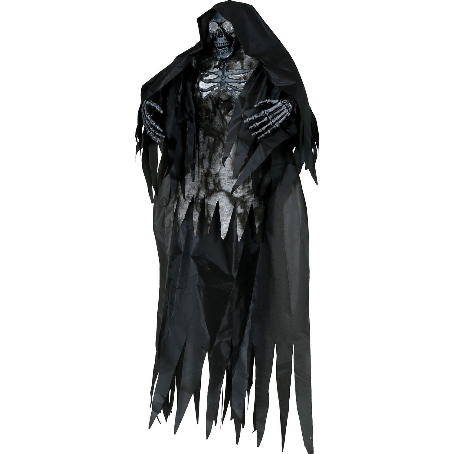 NEU Halloween-Deko schwarzer Geist mit Licht- und Soundeffekten, 170cm Bild 2