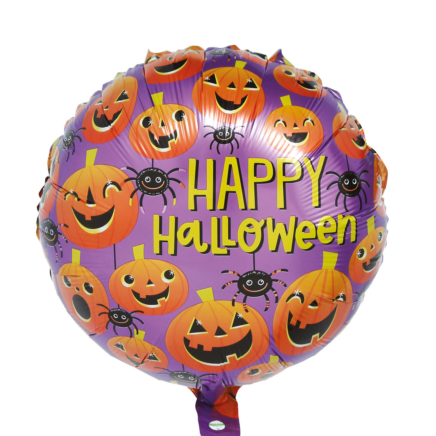 NEU Folienballon Happy Halloween, lila mit K�rbissen, ca. 50cm