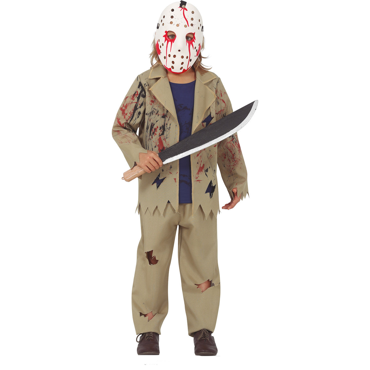 NEU Kinder-Kostm Killer mit Hockey-Maske, 5-6 Jahre