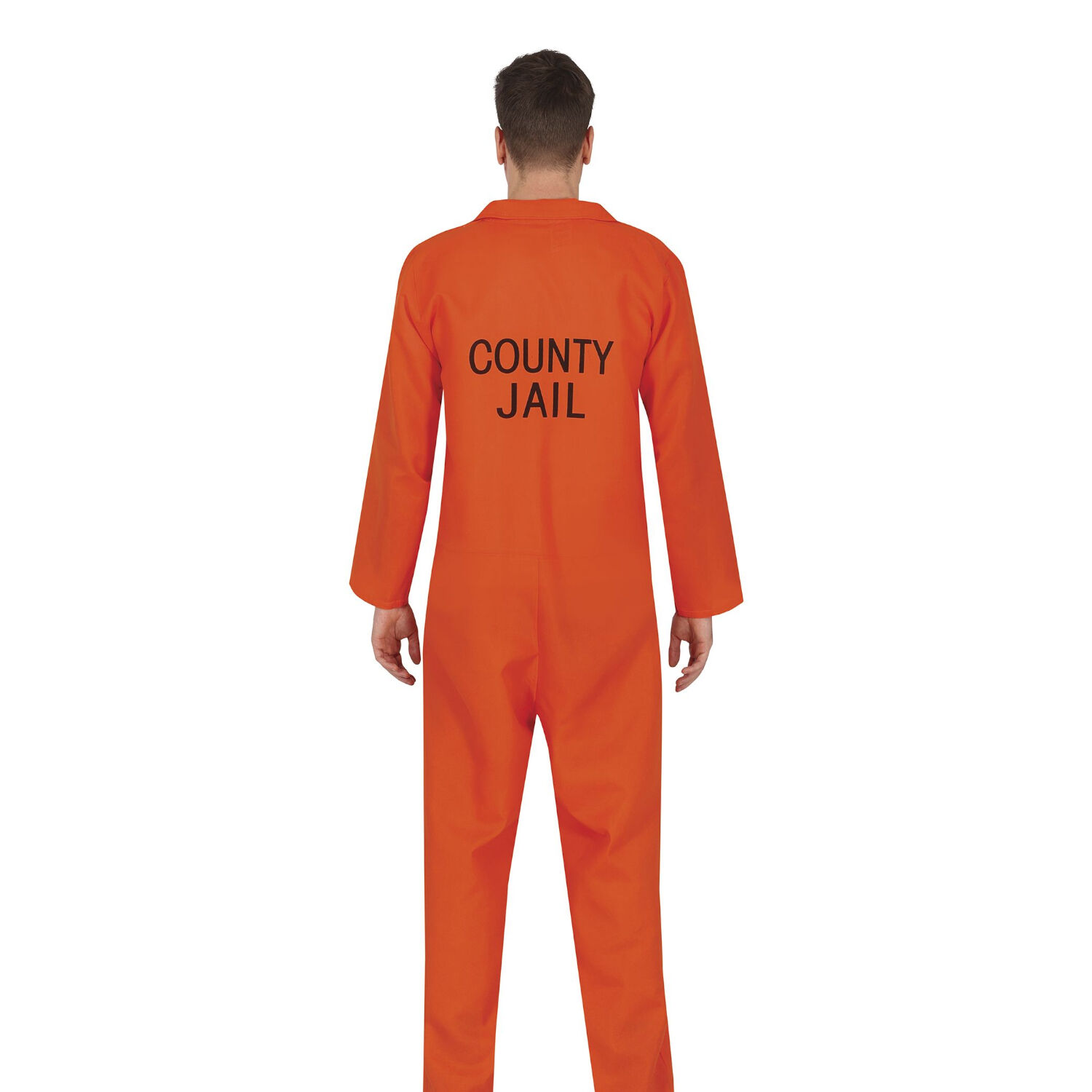 NEU Herren-Kostm Amerikanischer Hftling / Strfling, orange, Gr. S Bild 2