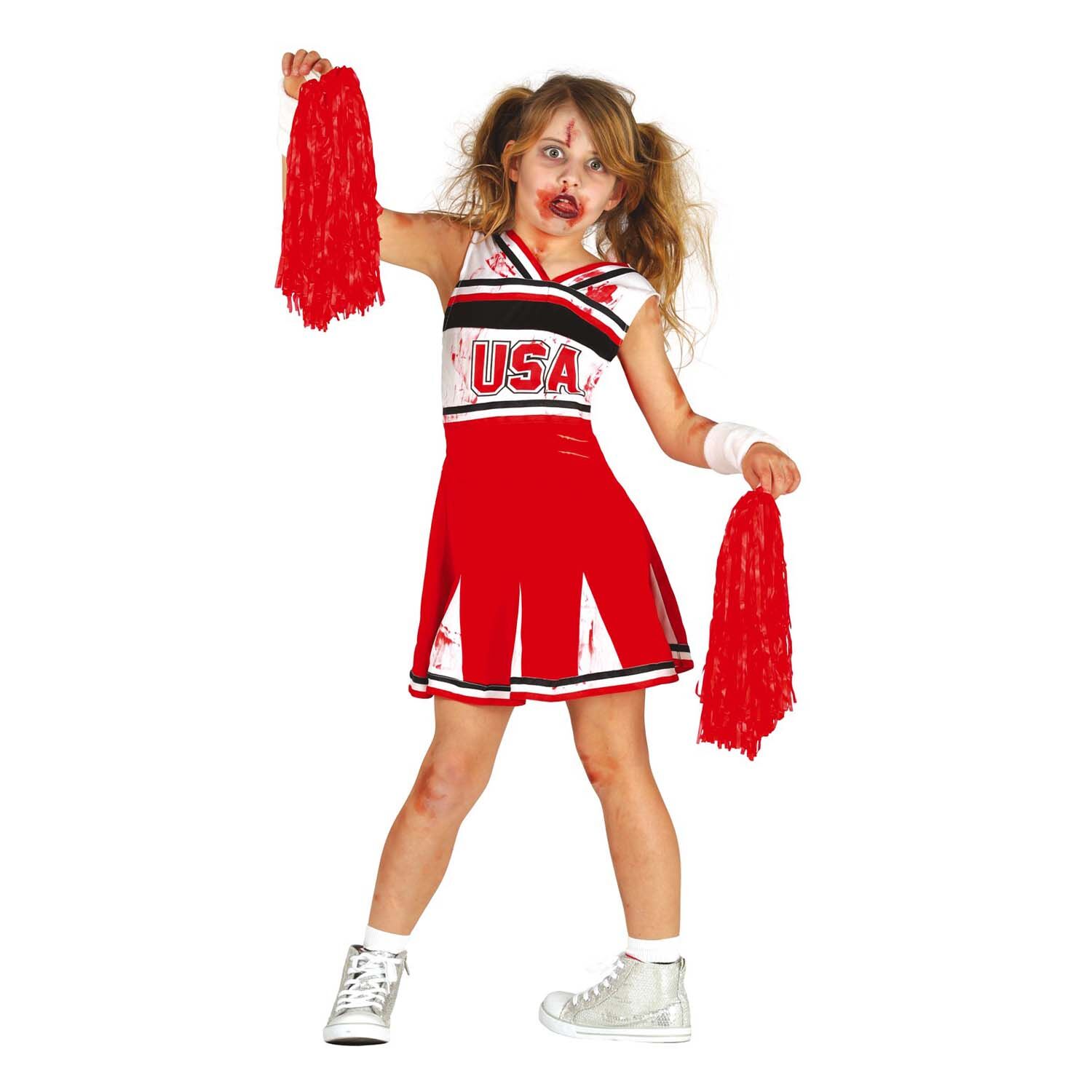 NEU Kinder-Kostm Zombie-Cheerleader, 5-6 Jahre