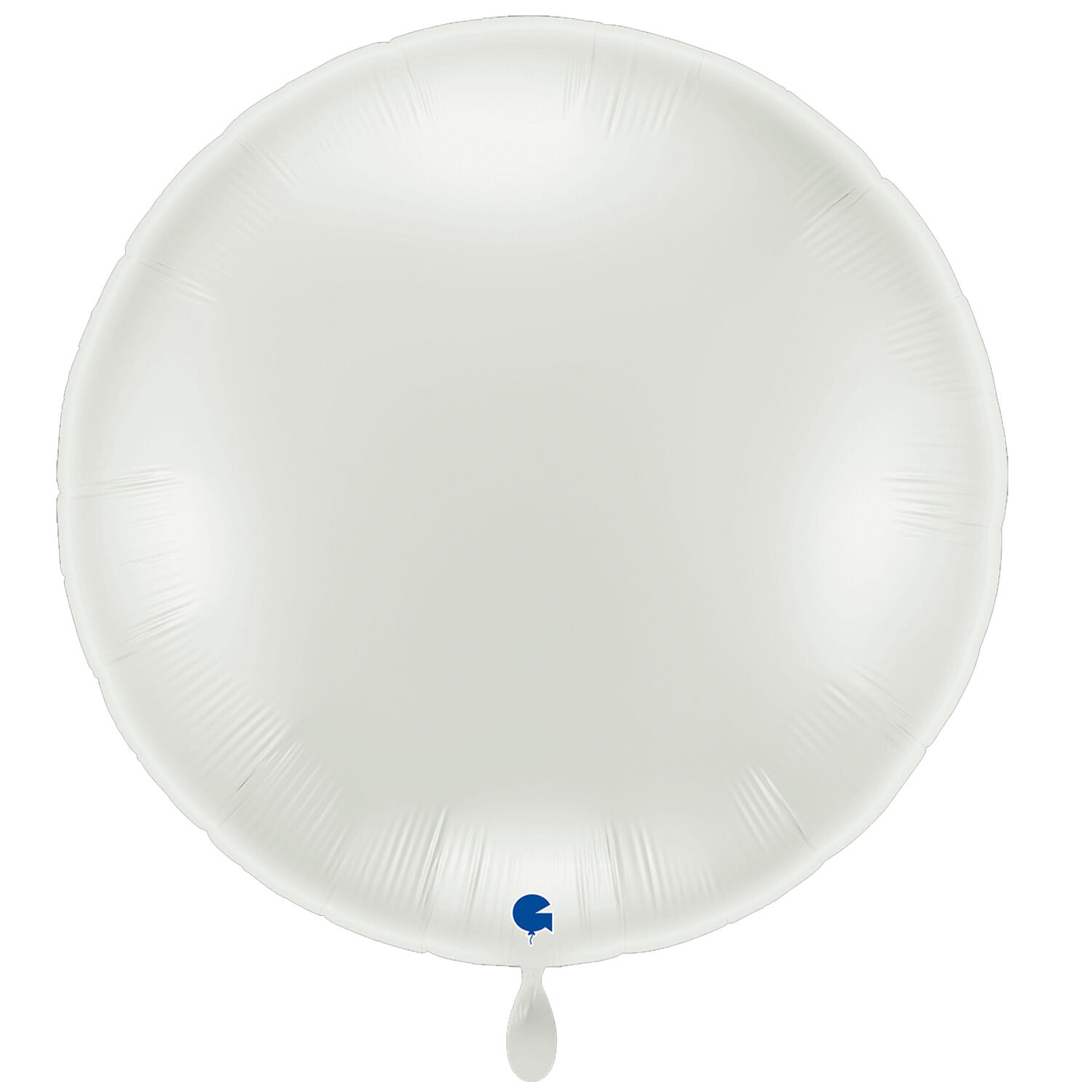 NEU Folienballon Riesen-Ballon XXL, rund, ca. 75x75cm, unifarben, wei