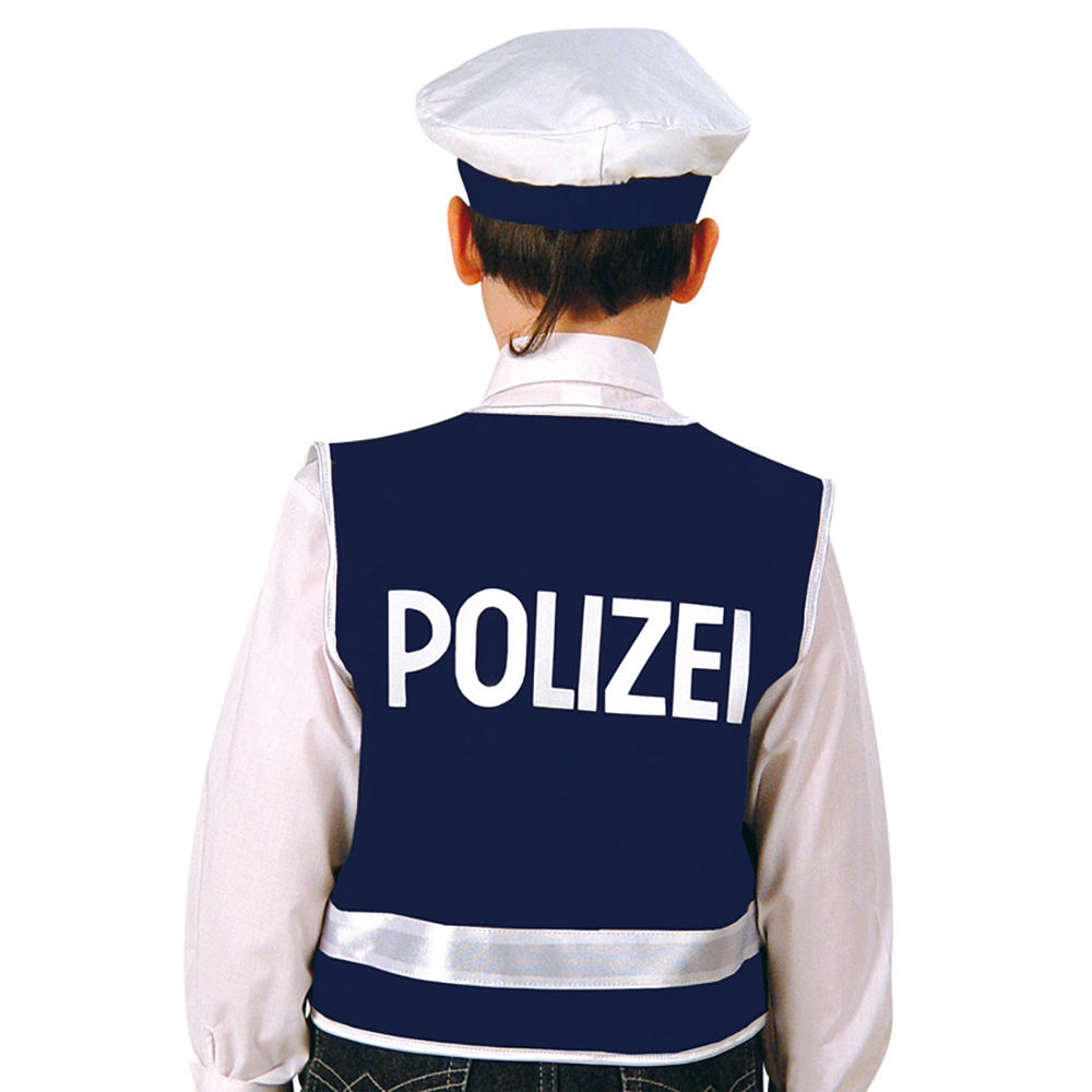 Kinder-Weste Polizei mit Taschen, verschiedene Größen (128-152) -  Kinderkostüme Berufe Kostüme & Zubehör für Kinder Kostüme & Verkleiden  Produkte 