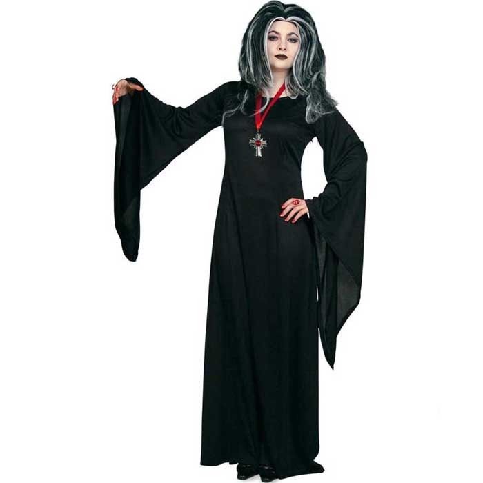 Damen-Kostüm Hexe Mortina, schwarz, Gr. 42